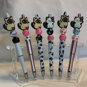 NEW! Handmade Decorated Pens! 5 Piece Set! You Get One!  Your Choice!